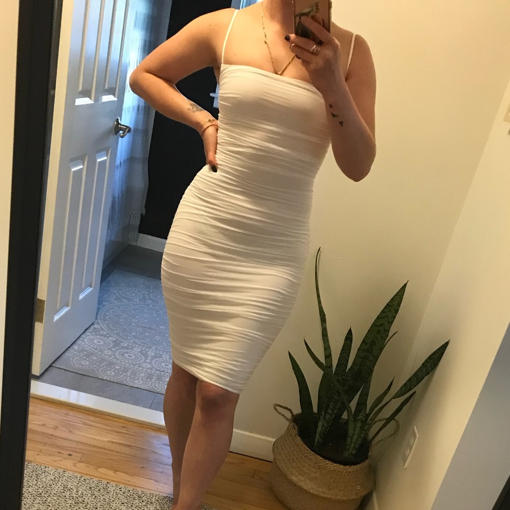 OhPolly White Strappy Dress in size 0